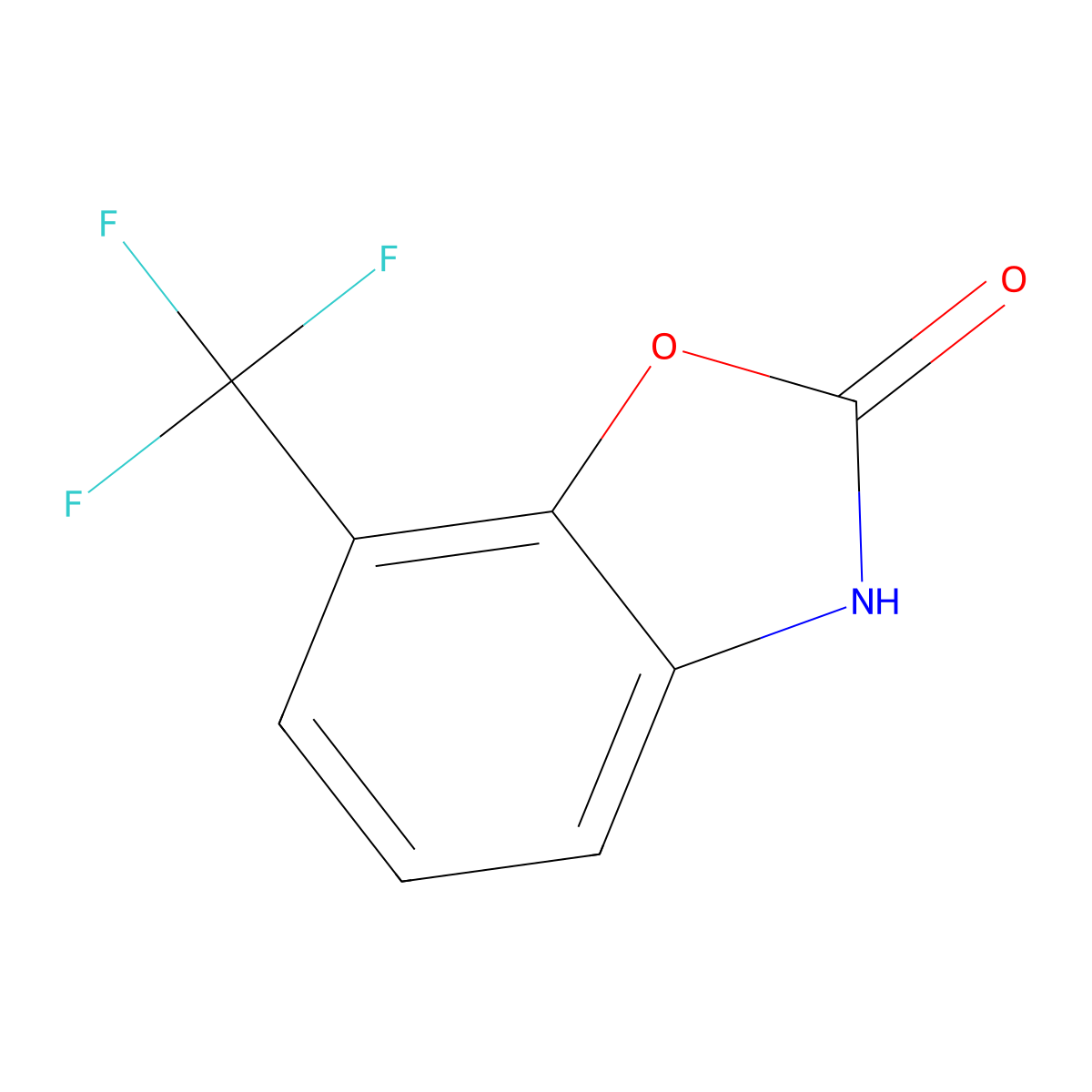 7-(Trifluoromethyl)benzo[d]oxazol-2-ol molecular structure, CAS 1804033-60-0