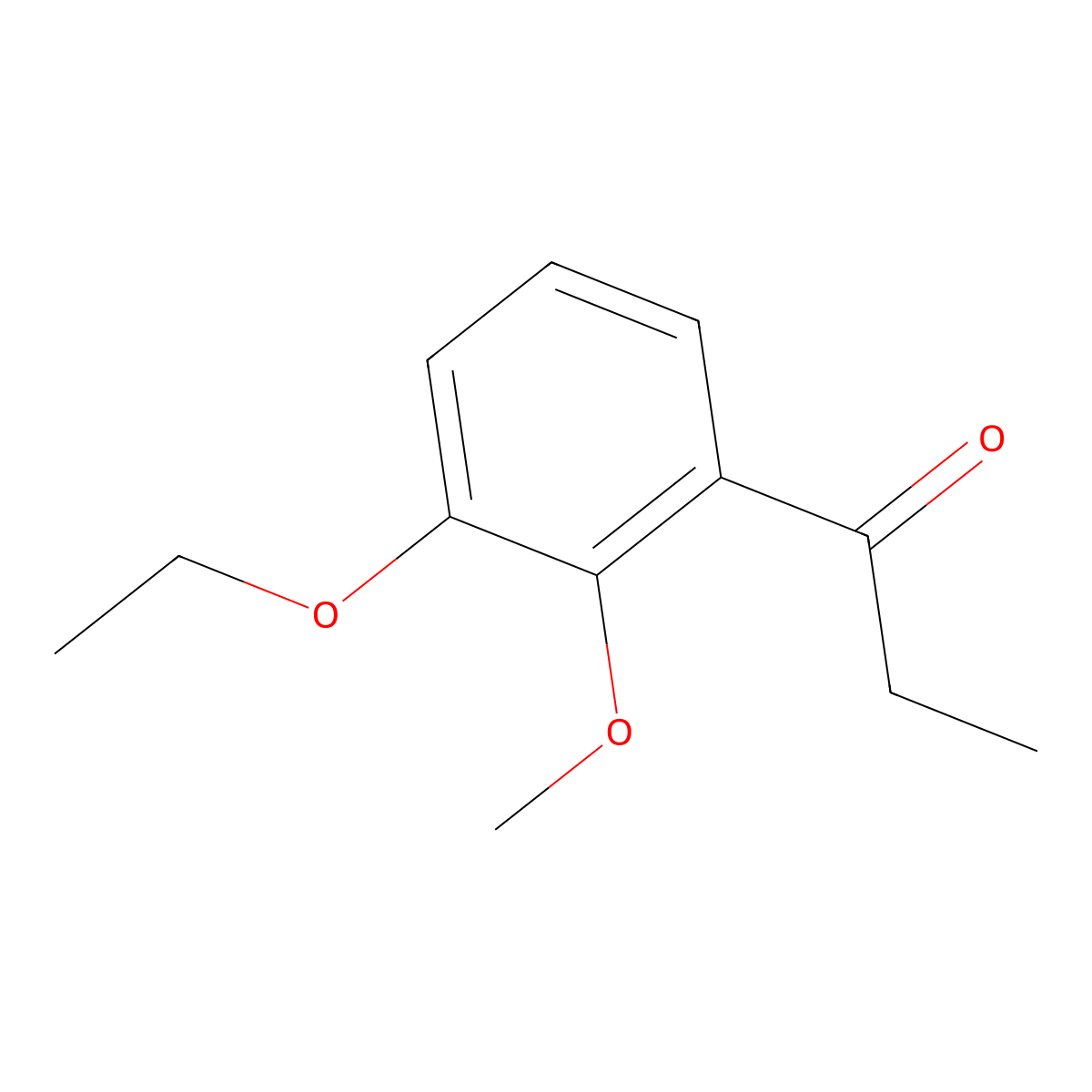 1-(3-Ethoxy-2-methoxyphenyl)propan-1-one molecular structure, CAS 1804045-80-4