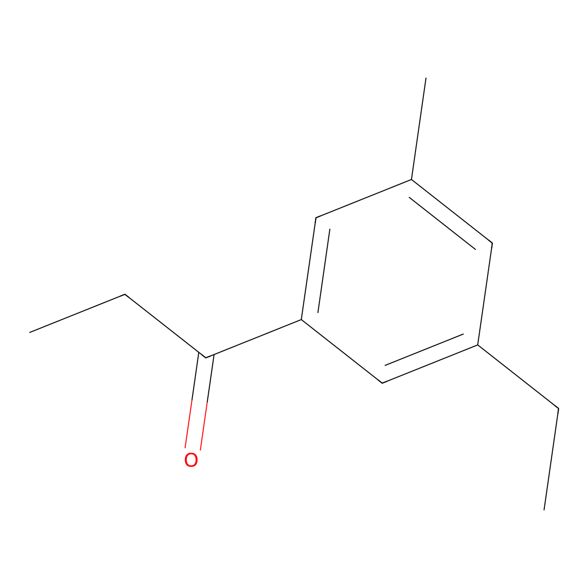1-(3-Ethyl-5-methylphenyl)-1-propanone molecular structure, CAS 1804046-85-2