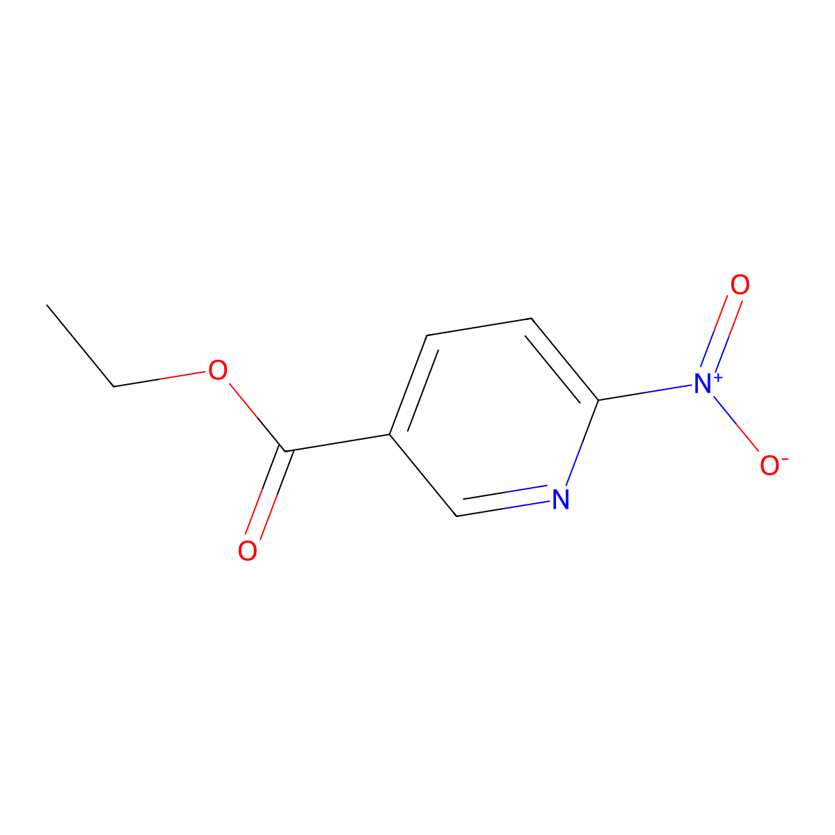 Ethyl 6-nitronicotinate molecular structure, CAS 1804099-90-8