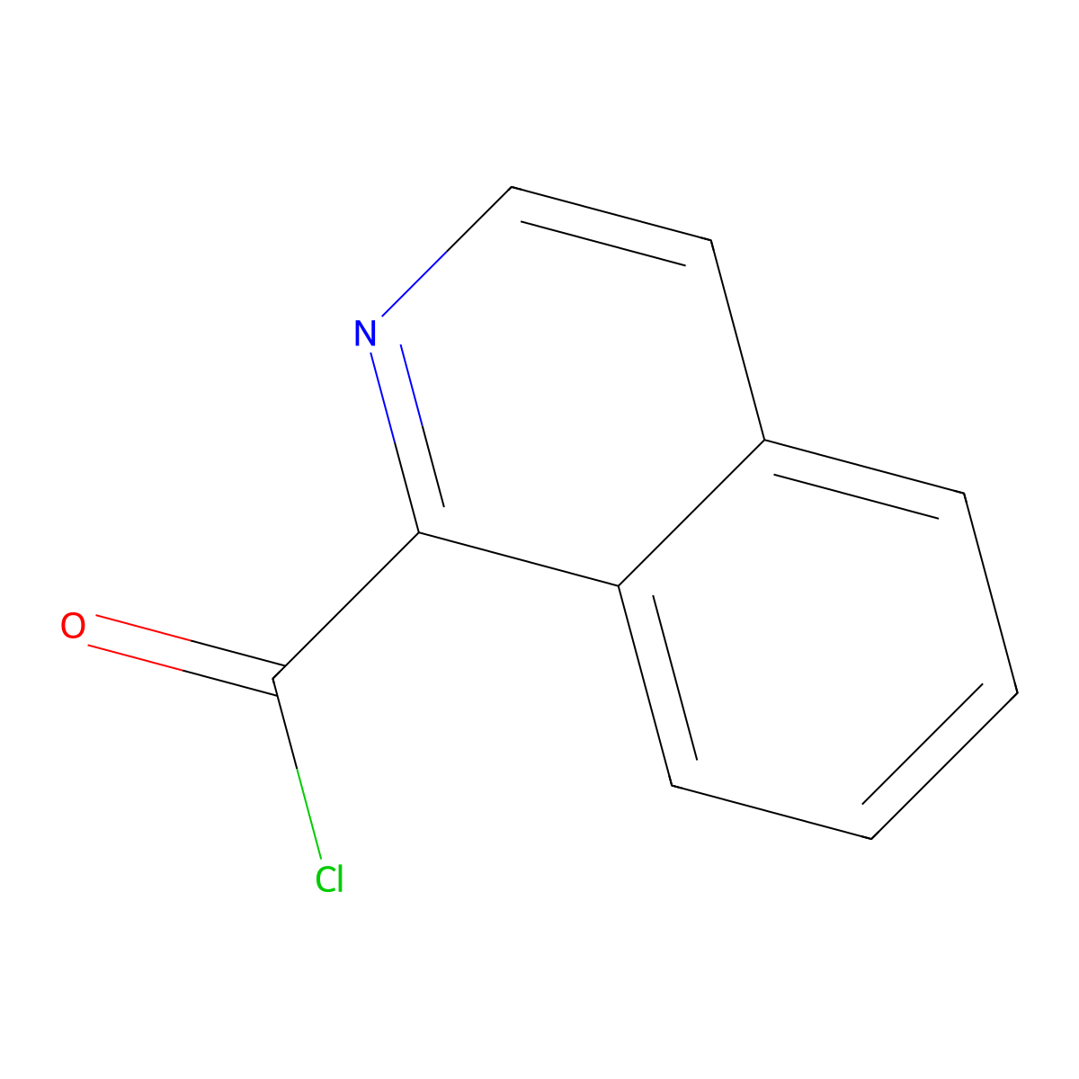 Isoquinoline-1-carbonyl chloride molecular structure, CAS 180411-55-6