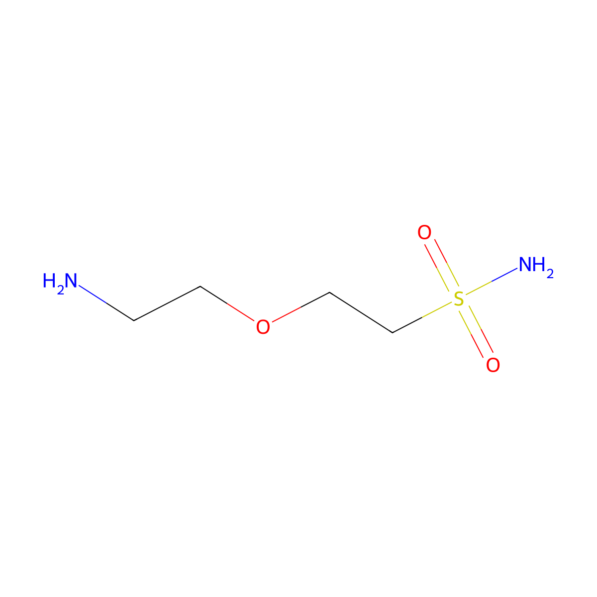 2-(2-Aminoethoxy)ethane-1-sulfonamide molecular structure, CAS 1804128-28-6