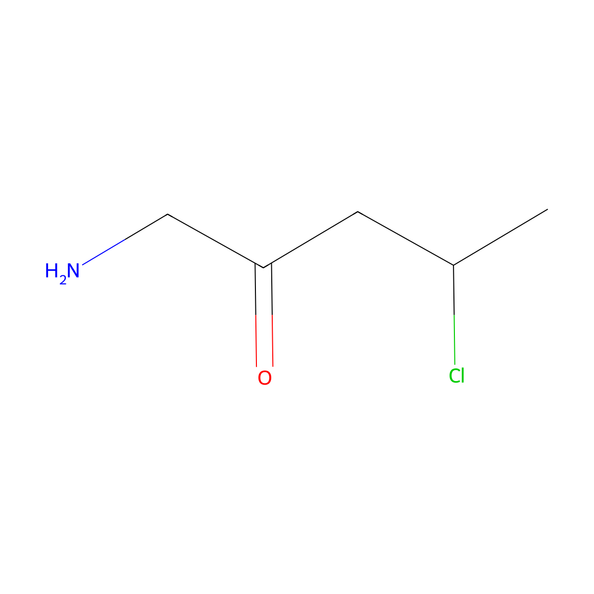 1-Amino-4-chloropentan-2-one molecular structure, CAS 1804129-12-1