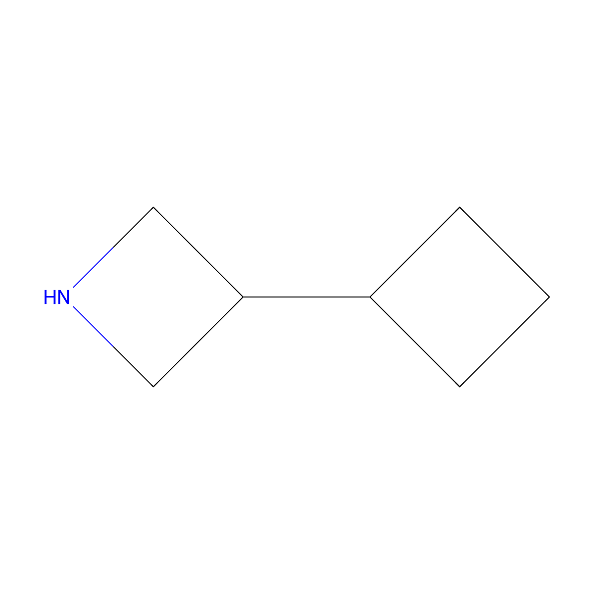 3-Cyclobutylazetidine molecular structure, CAS 1804129-31-4