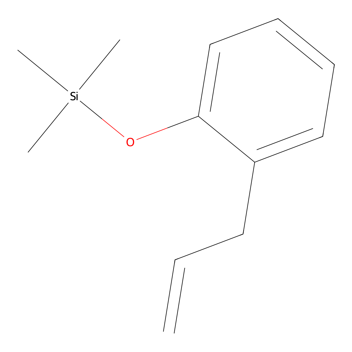 (2-Allylphenoxy)trimethylsilane molecular structure, CAS 18042-43-8
