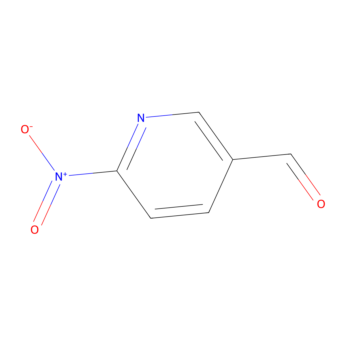 6-Nitronicotinaldehyde molecular structure, CAS 1804410-06-7
