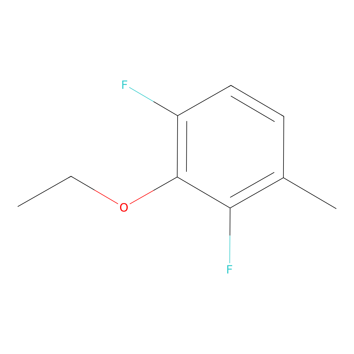 2-Ethoxy-1,3-difluoro-4-methylbenzene molecular structure, CAS 1804412-99-4