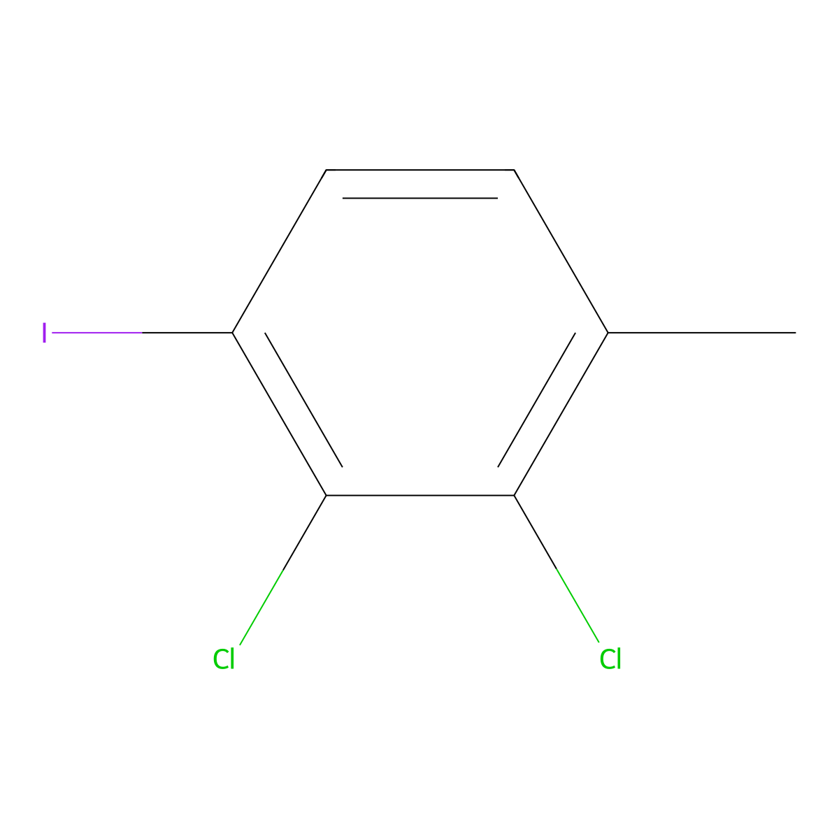 2,3-Dichloro-1-iodo-4-methylbenzene molecular structure, CAS 1804414-05-8