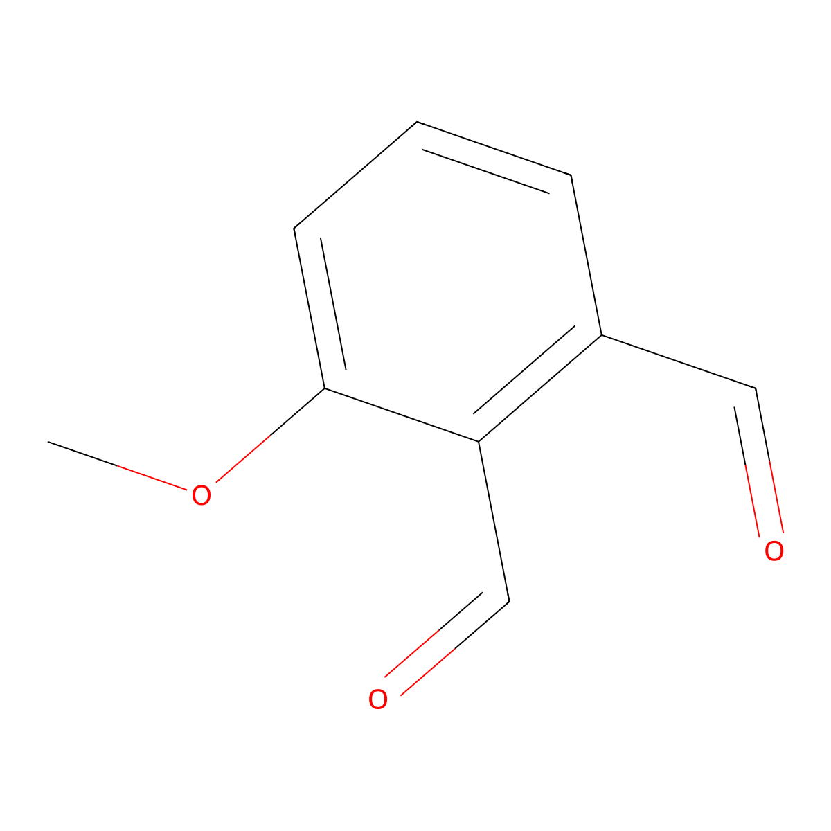 3-Methoxyphthalaldehyde molecular structure, CAS 180461-61-4