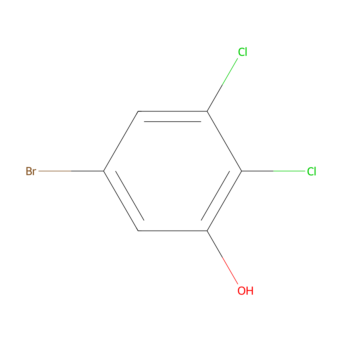 5-Bromo-2,3-dichlorophenol molecular structure, CAS 1804909-63-4