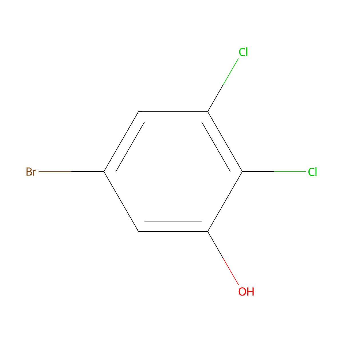5-Bromo-2,3-dichlorophenol molecular structure, CAS 1804909-63-4