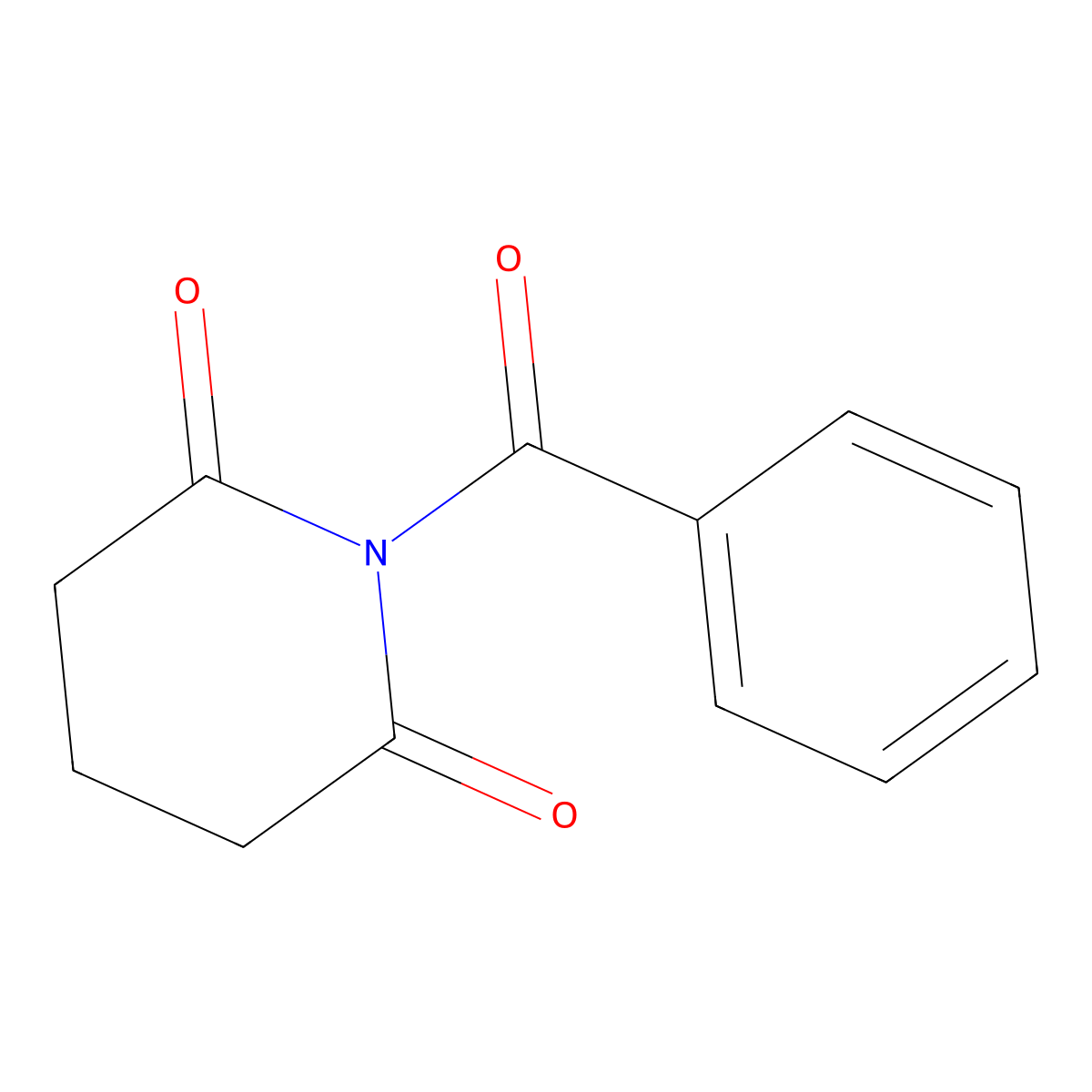 1-Benzoylpiperidine-2,6-dione molecular structure, CAS 1804967-87-0