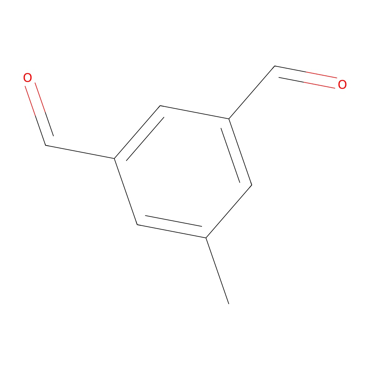 5-Methylbenzene-1,3-dicarbaldehyde molecular structure, CAS 1805-67-0