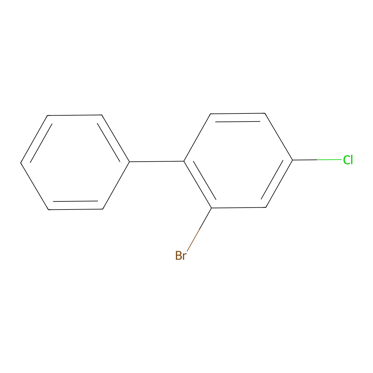 2-Bromo-4-chloro-1,1'-biphenyl molecular structure, CAS 1805001-22-2
