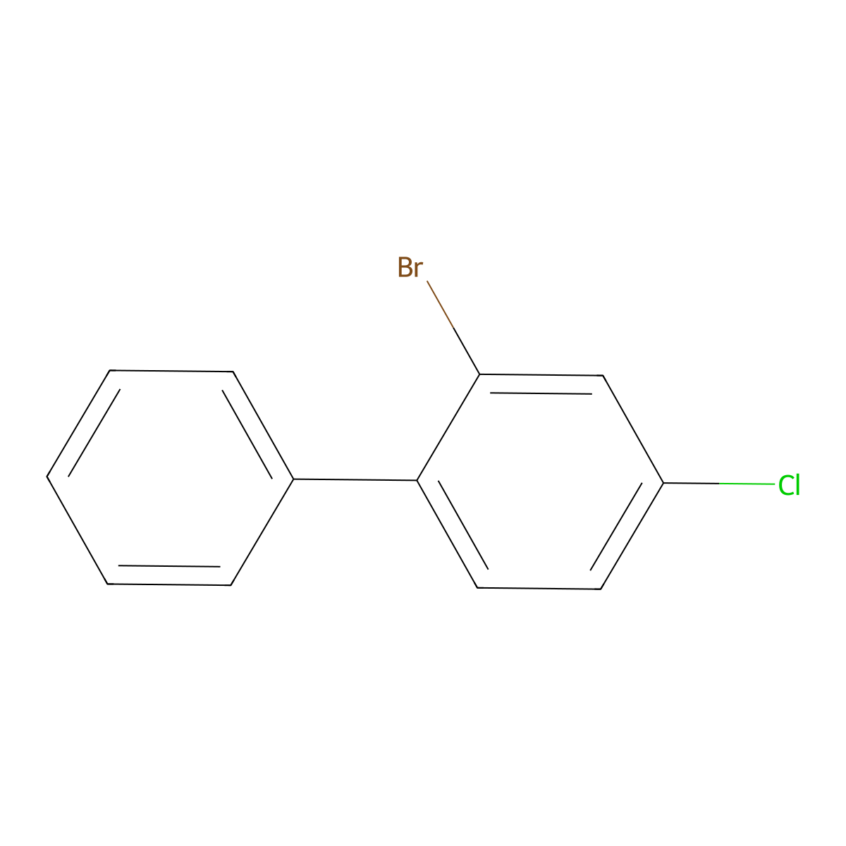 2-Bromo-4-chloro-1,1'-biphenyl molecular structure, CAS 1805001-22-2