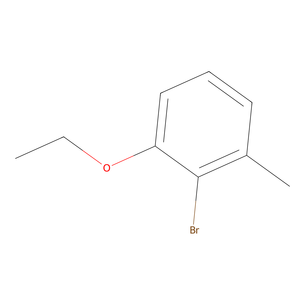2-Bromo-1-ethoxy-3-methylbenzene molecular structure, CAS 1805027-02-4