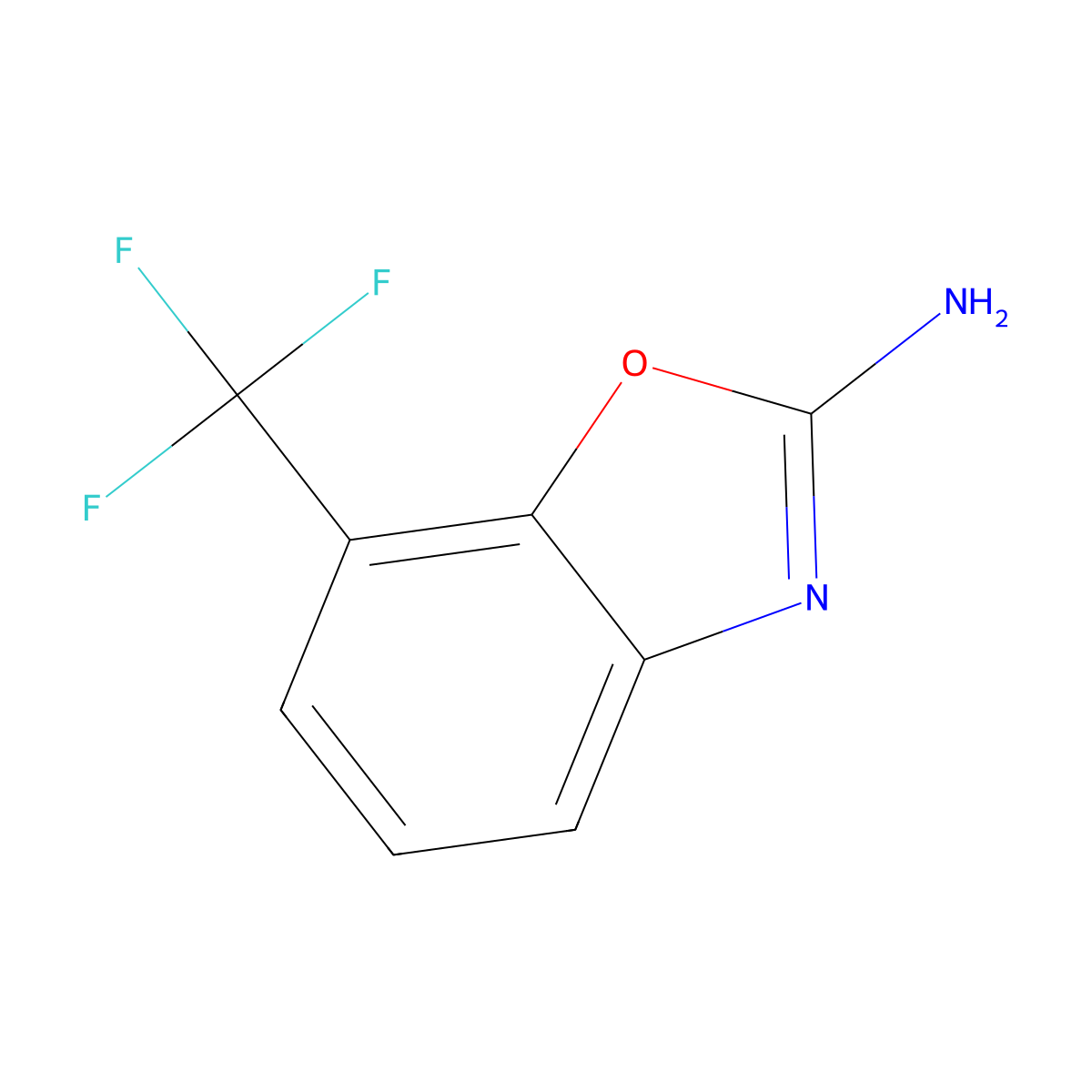 7-(Trifluoromethyl)benzo[d]oxazol-2-amine molecular structure, CAS 1805081-78-0
