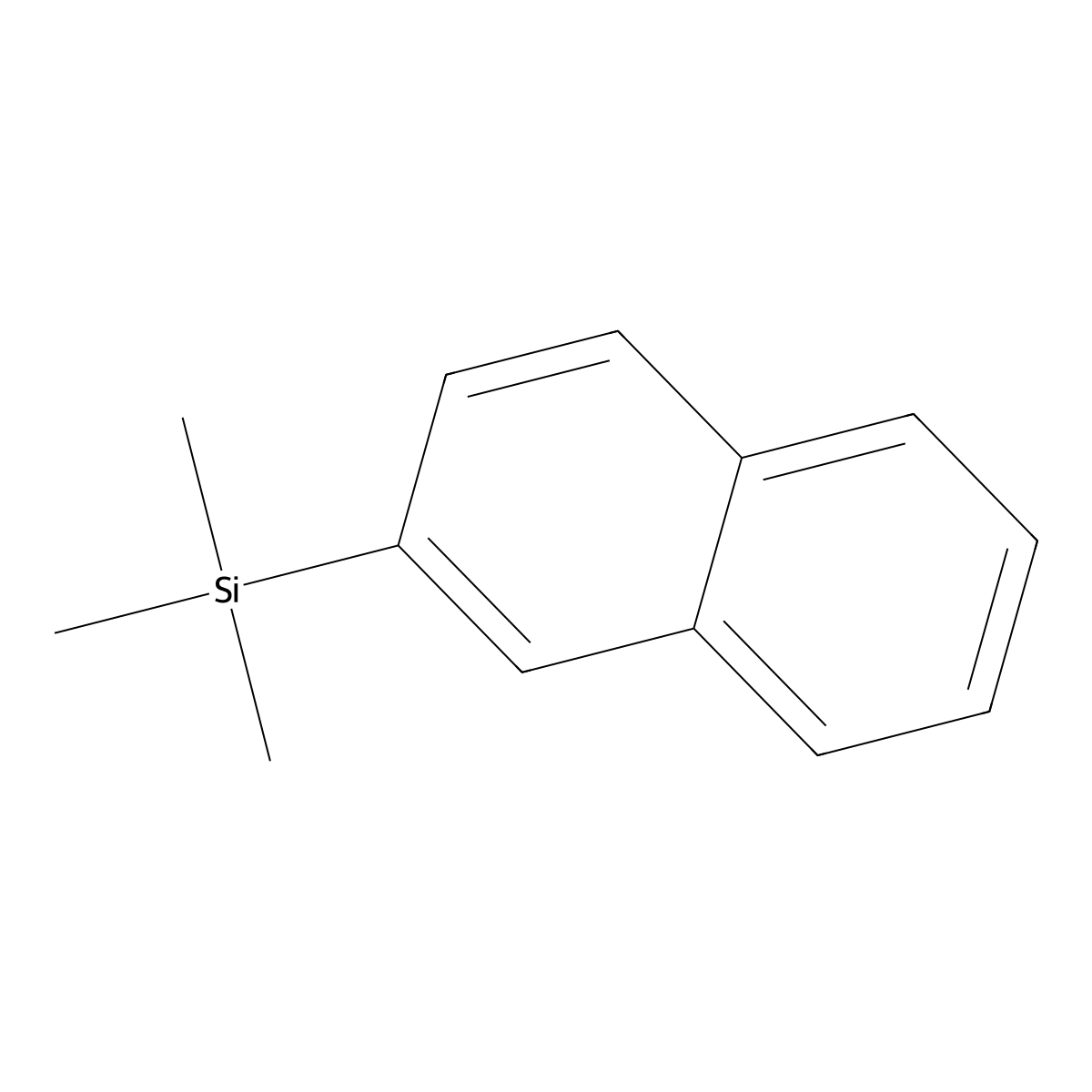 2-(Trimethylsilyl)naphthalene molecular structure, CAS 18052-85-2