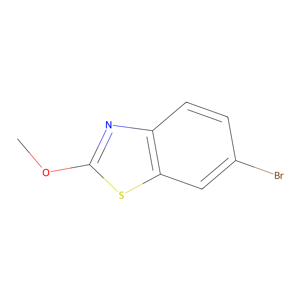 6-Bromo-2-methoxybenzo[d]thiazole molecular structure, CAS 1805217-96-2
