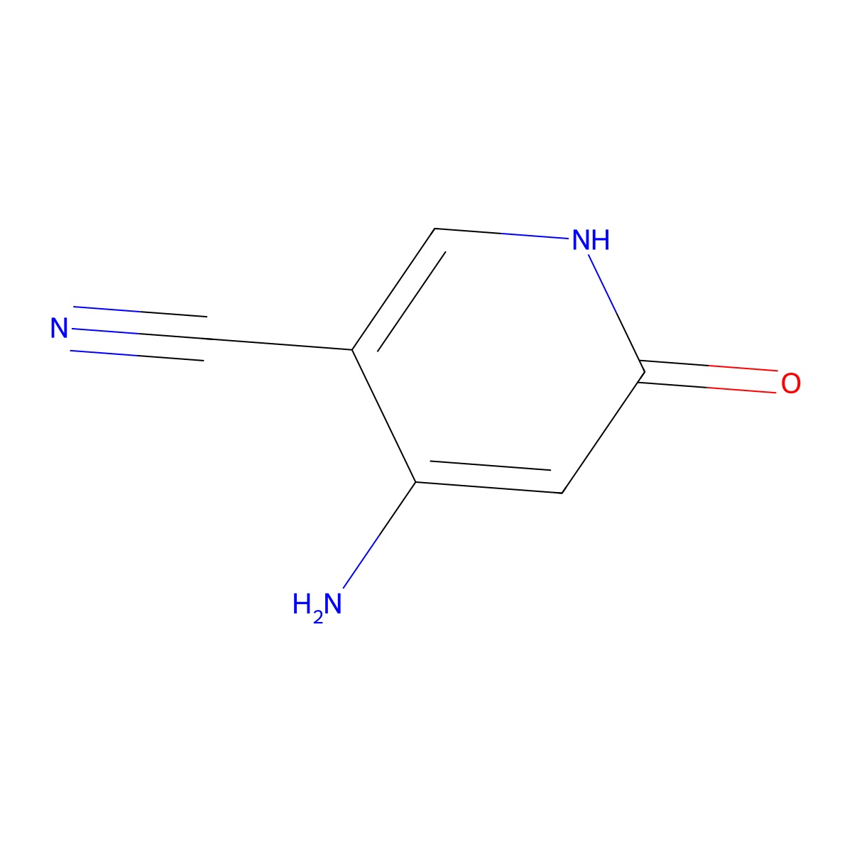 4-Amino-6-oxo-1,6-dihydropyridine-3-carbonitrile molecular structure, CAS 1805269-13-9