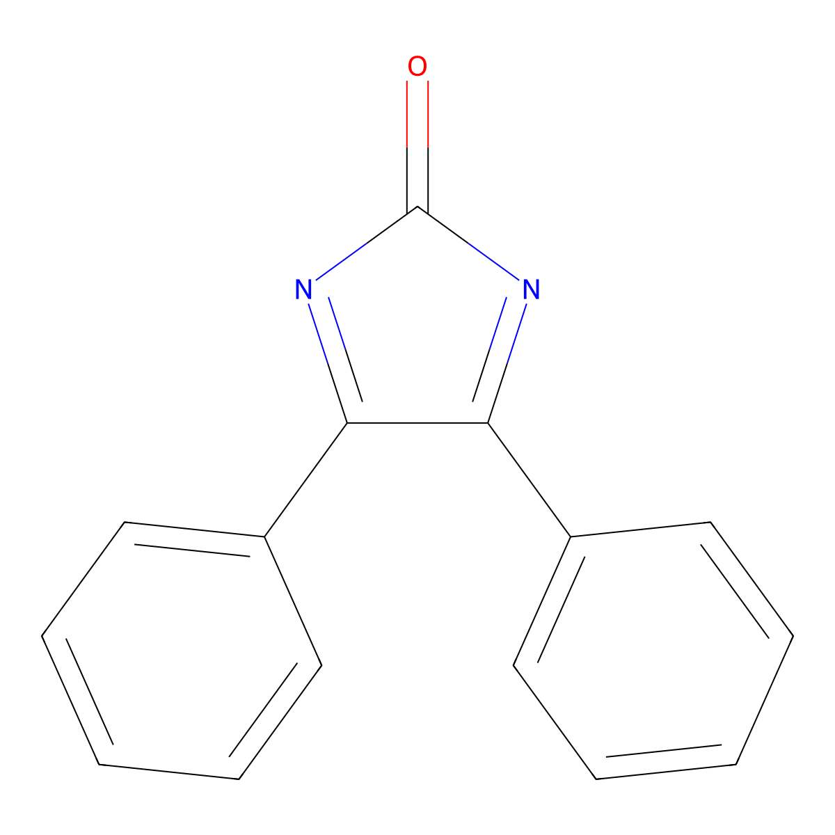 4,5-Diphenyl-2H-imidazol-2-one molecular structure, CAS 18054-62-1