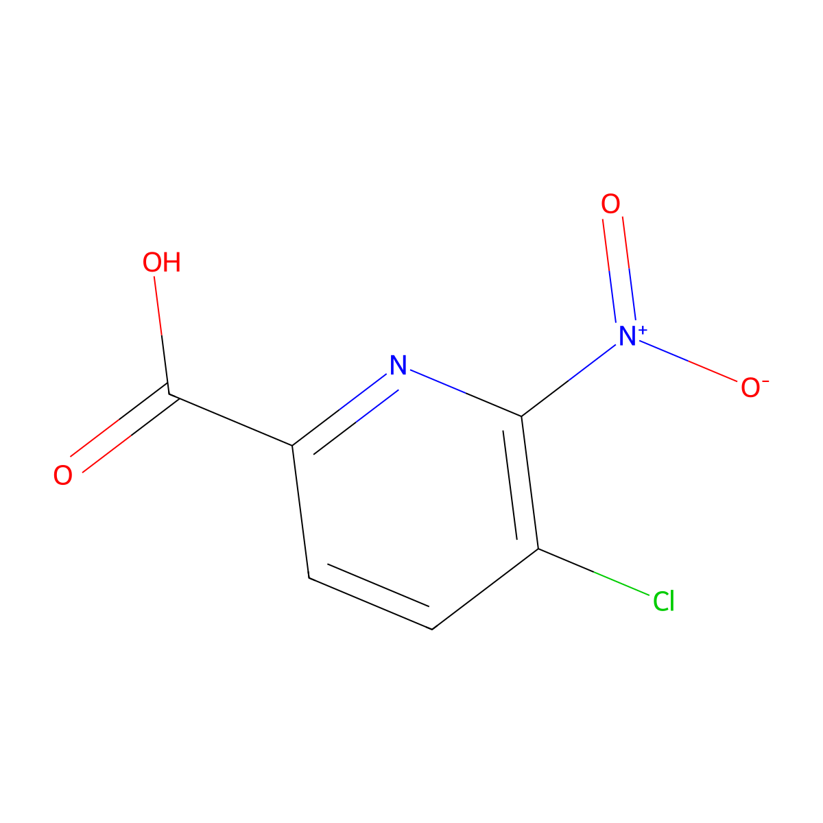 5-Chloro-6-nitropicolinic acid molecular structure, CAS 1805474-04-7