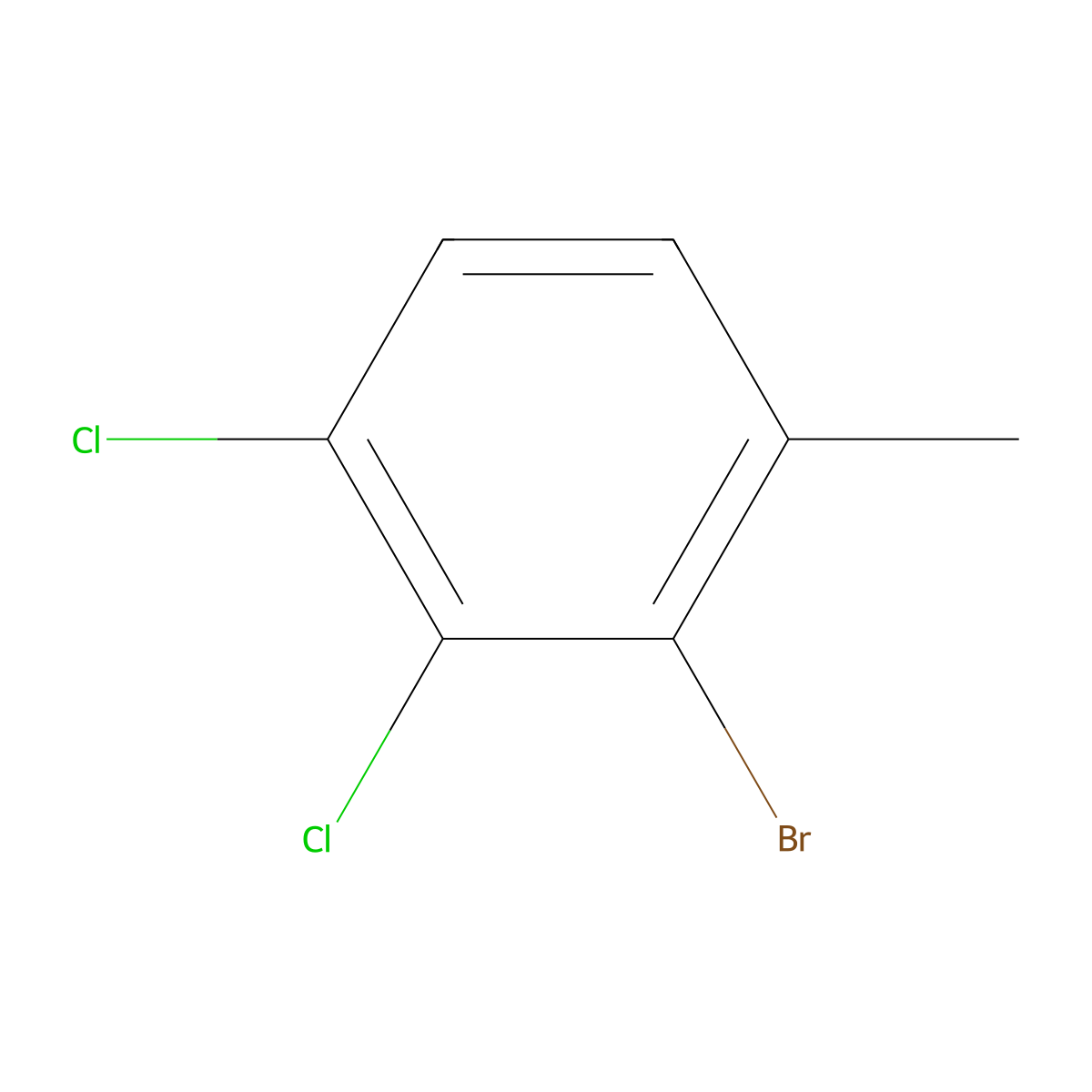 2-Bromo-3,4-dichlorotoluene molecular structure, CAS 1805523-10-7