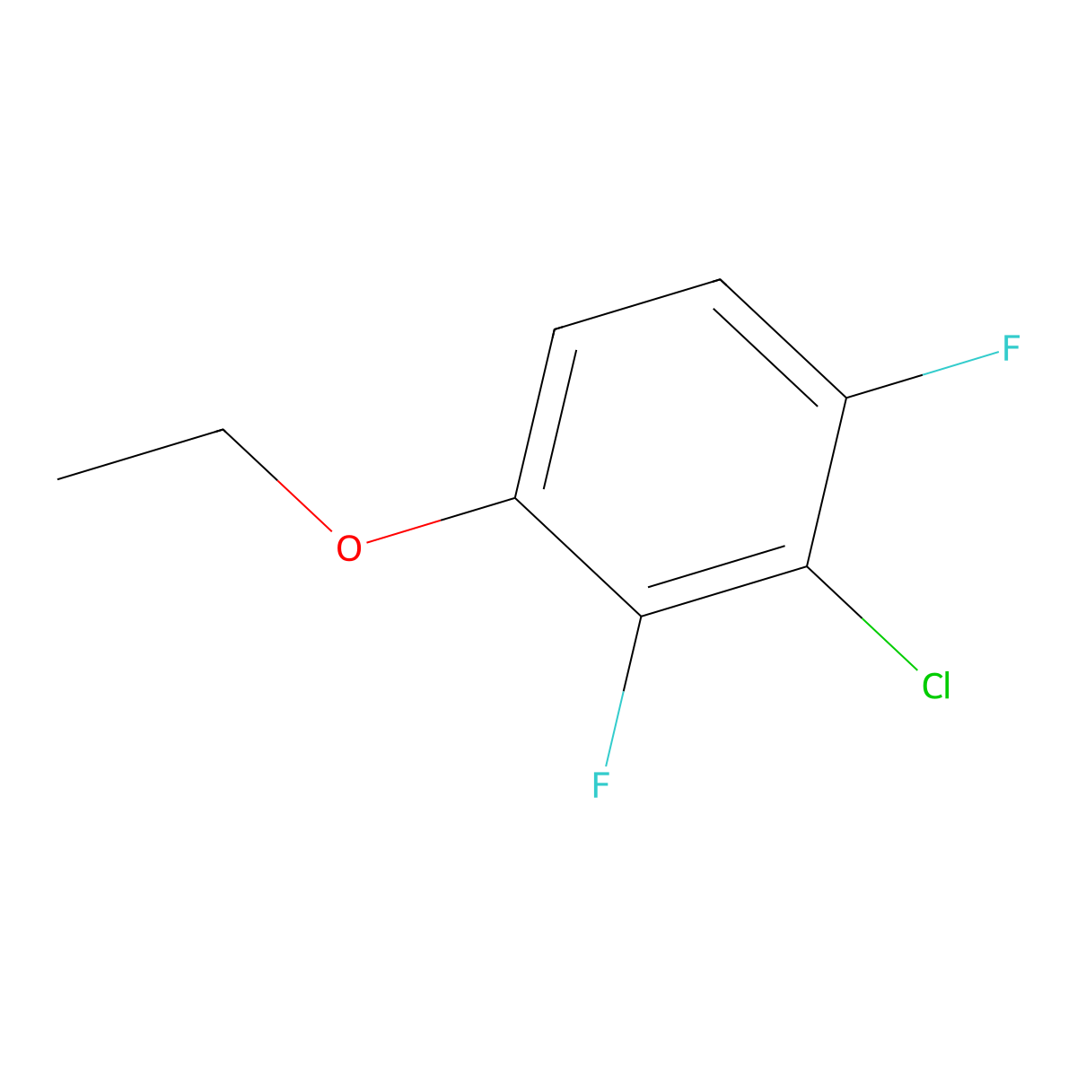 2-Chloro-4-ethoxy-1,3-difluorobenzene molecular structure, CAS 1805526-83-3