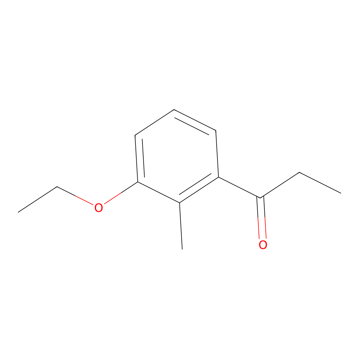 1-(3-Ethoxy-2-methylphenyl)propan-1-one molecular structure, CAS 1805720-00-6