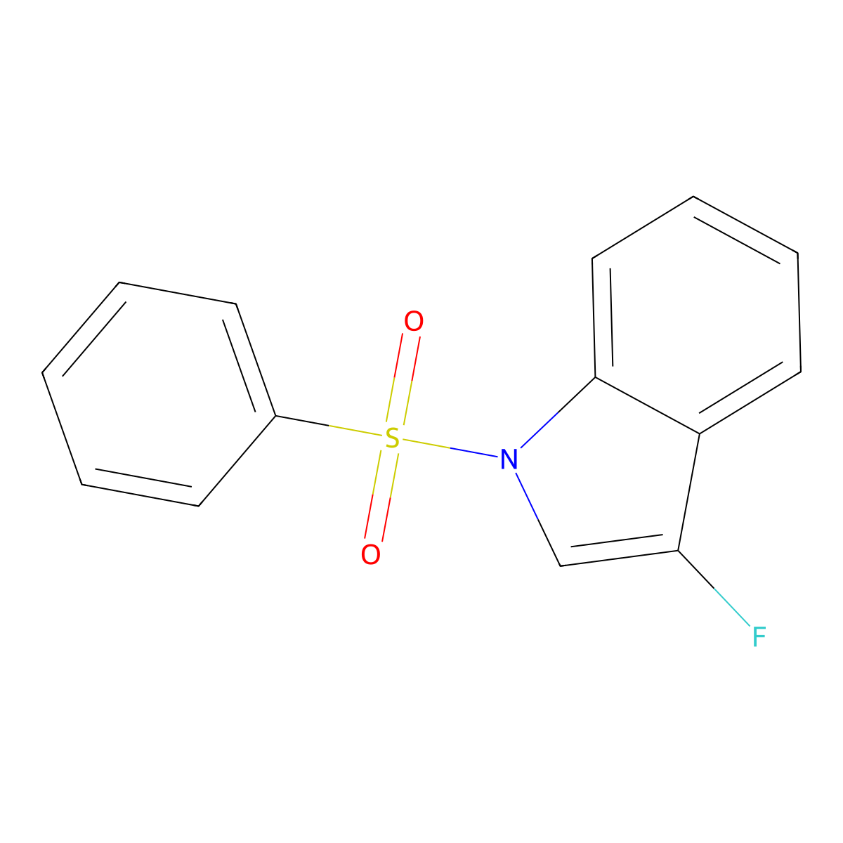1-(Benzenesulfonyl)-3-fluoro-1H-indole molecular structure, CAS 1805783-78-1