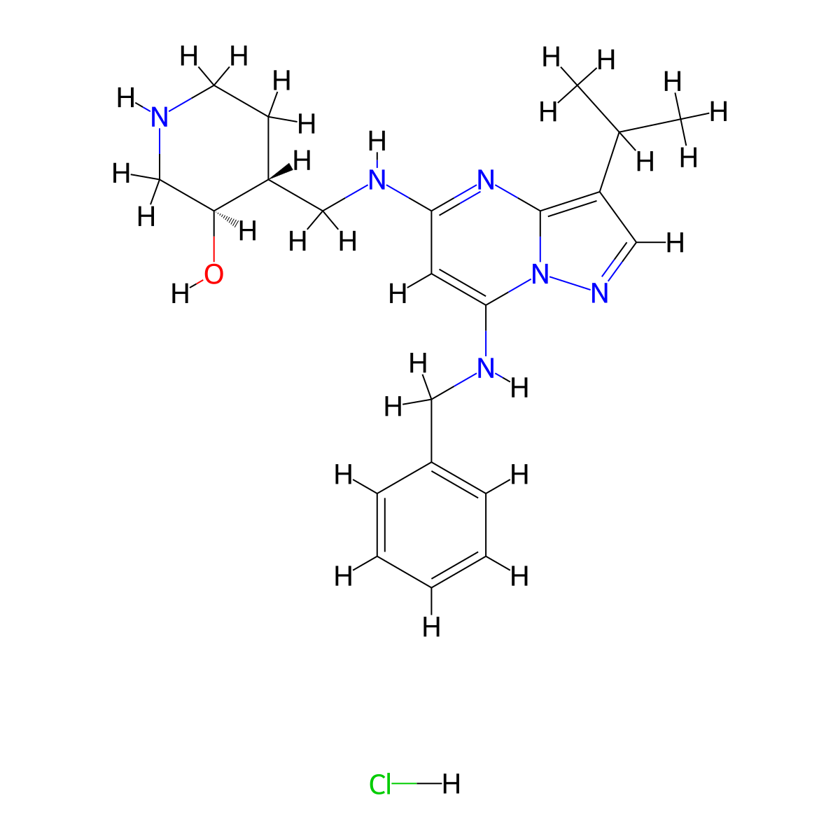 CT7001 hydrochloride molecular structure, CAS 1805789-54-1