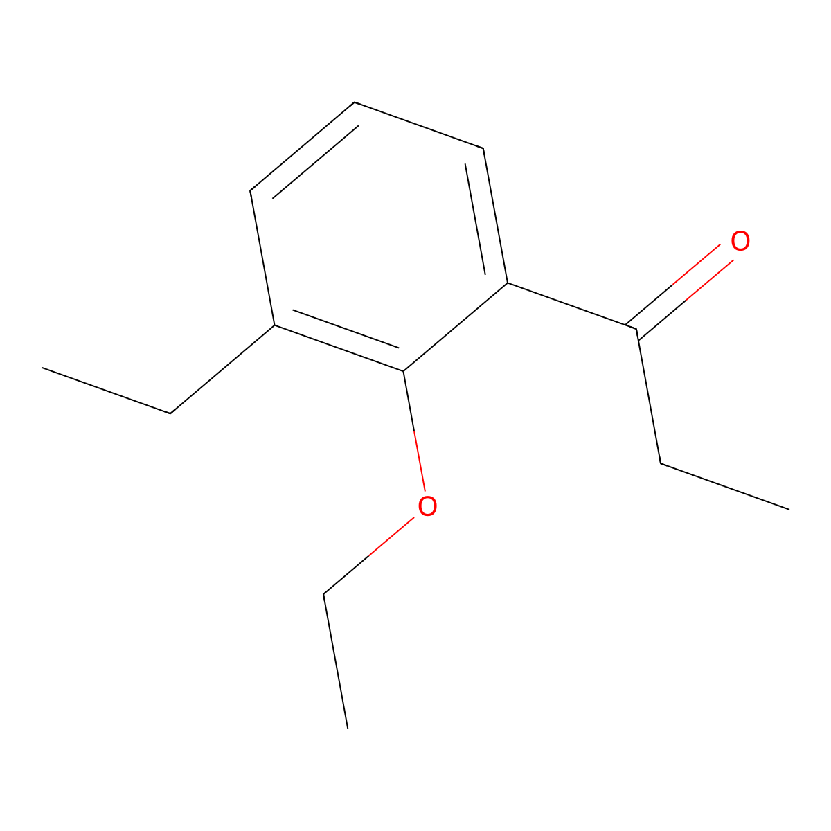 1-(2-Ethoxy-3-ethylphenyl)-1-propanone molecular structure, CAS 1805894-34-1