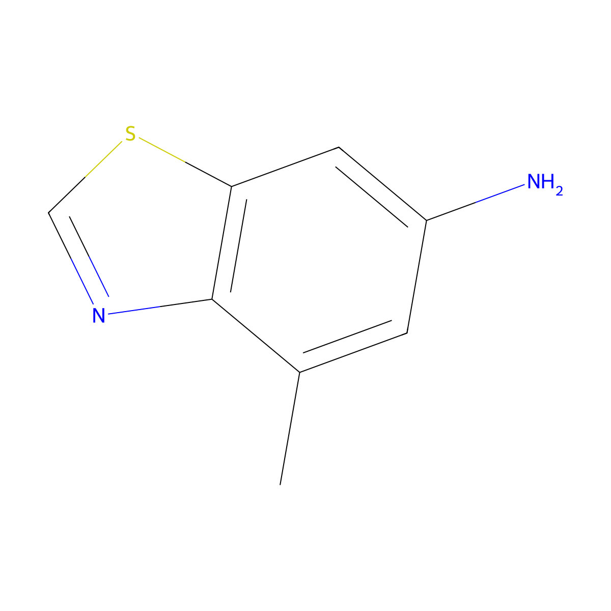 4-Methylbenzo[d]thiazol-6-aMine molecular structure, CAS 1805963-53-4