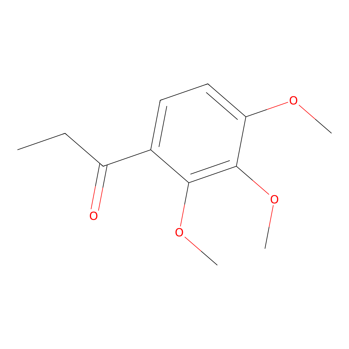 1-(2,3,4-Trimethoxyphenyl)propan-1-one molecular structure, CAS 18060-58-7