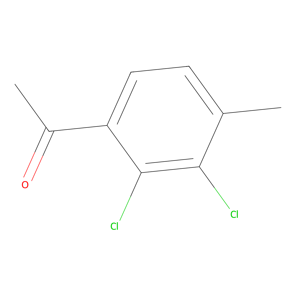 1-(2,3-Dichloro-4-methylphenyl)ethanone molecular structure, CAS 1806274-48-5