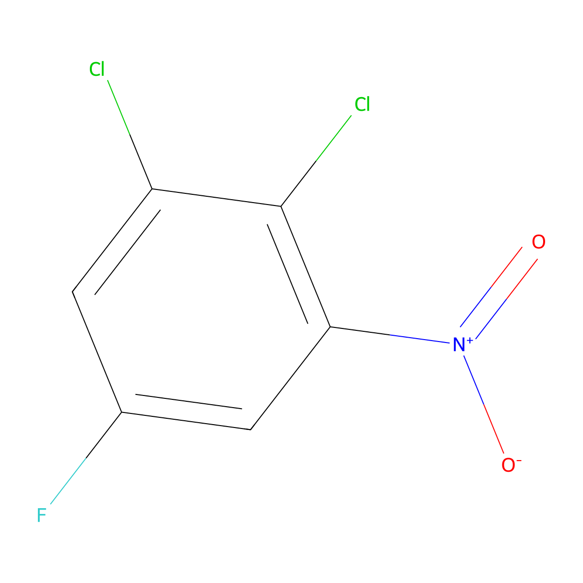 1,2-Dichloro-5-fluoro-3-nitrobenzene molecular structure, CAS 1806280-44-3