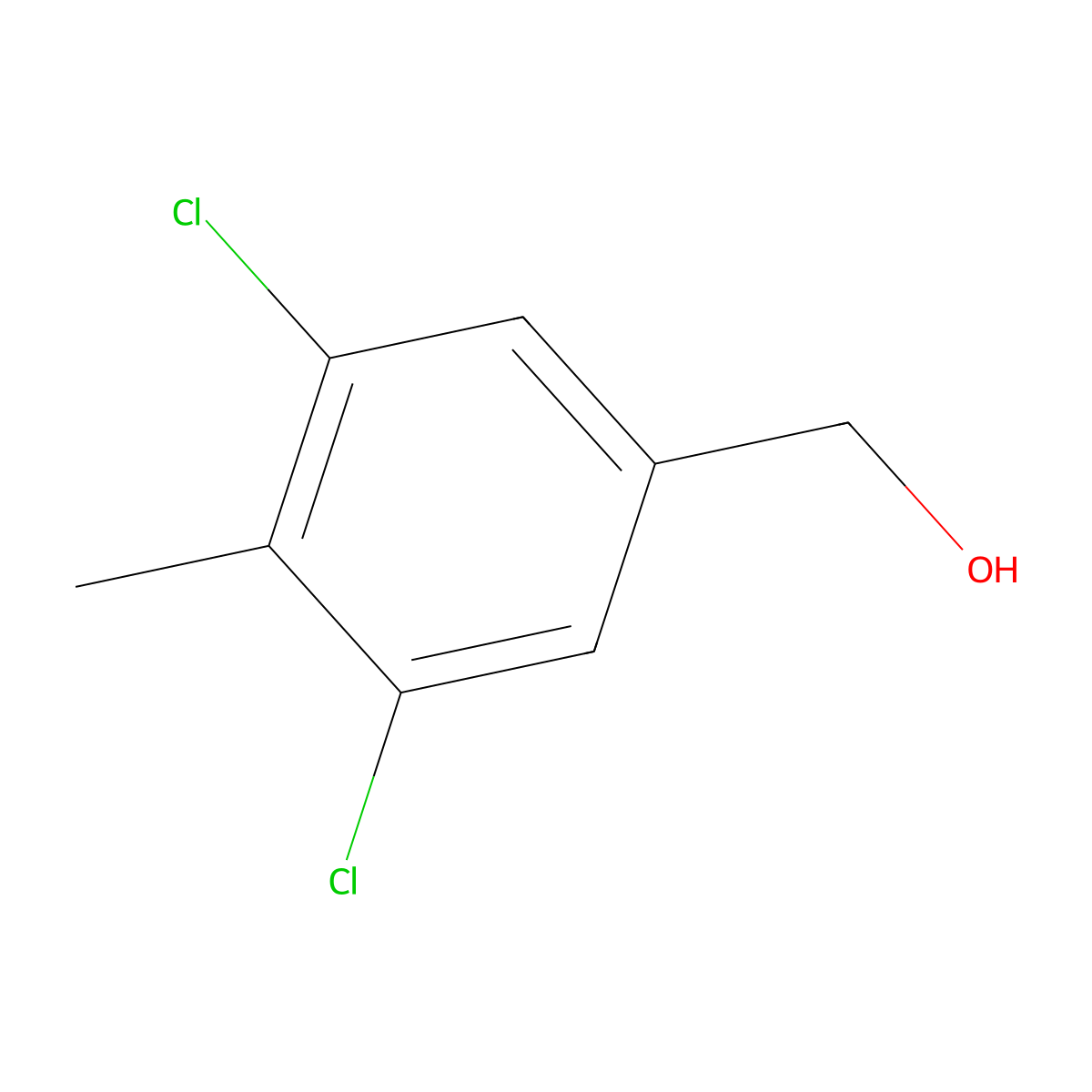 (3,5-Dichloro-4-methylphenyl)methanol molecular structure, CAS 1806288-49-2