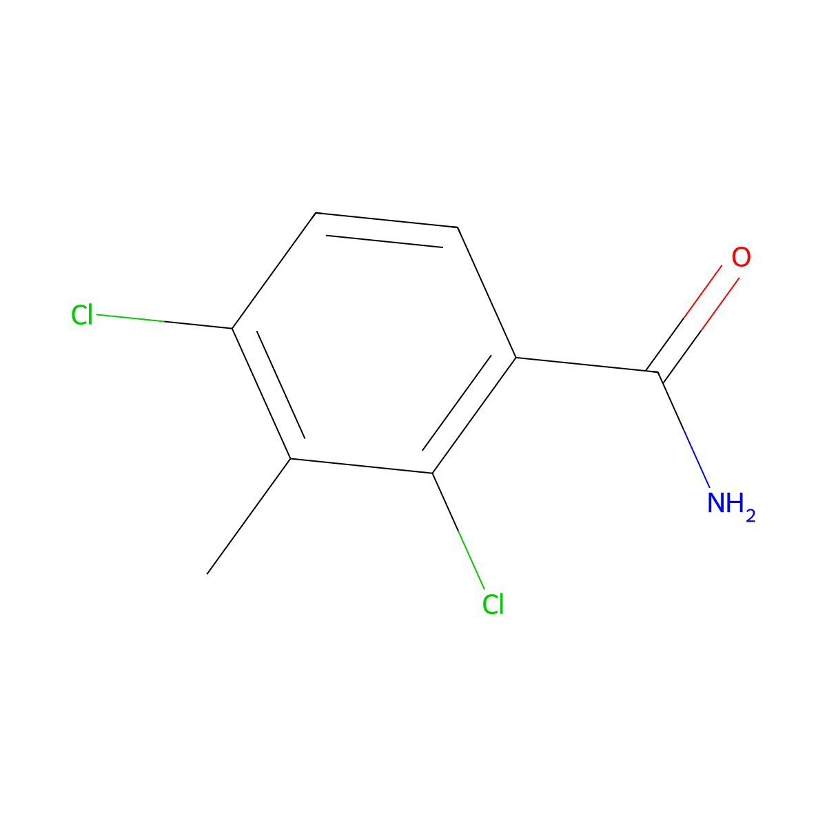 2,4-Dichloro-3-methylbenzamide molecular structure, CAS 1806303-82-1