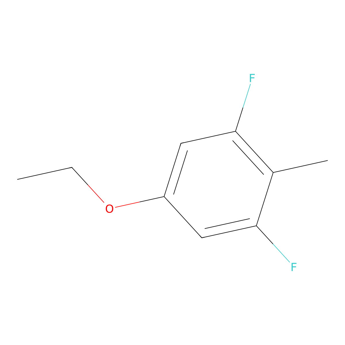 5-Ethoxy-1,3-difluoro-2-methylbenzene molecular structure, CAS 1806305-67-8