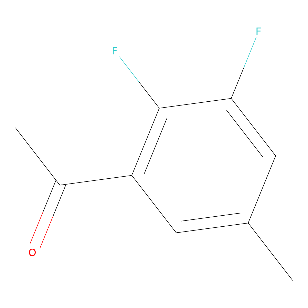 2',3'-Difluoro-5'-methylacetophenone molecular structure, CAS 1806306-82-0