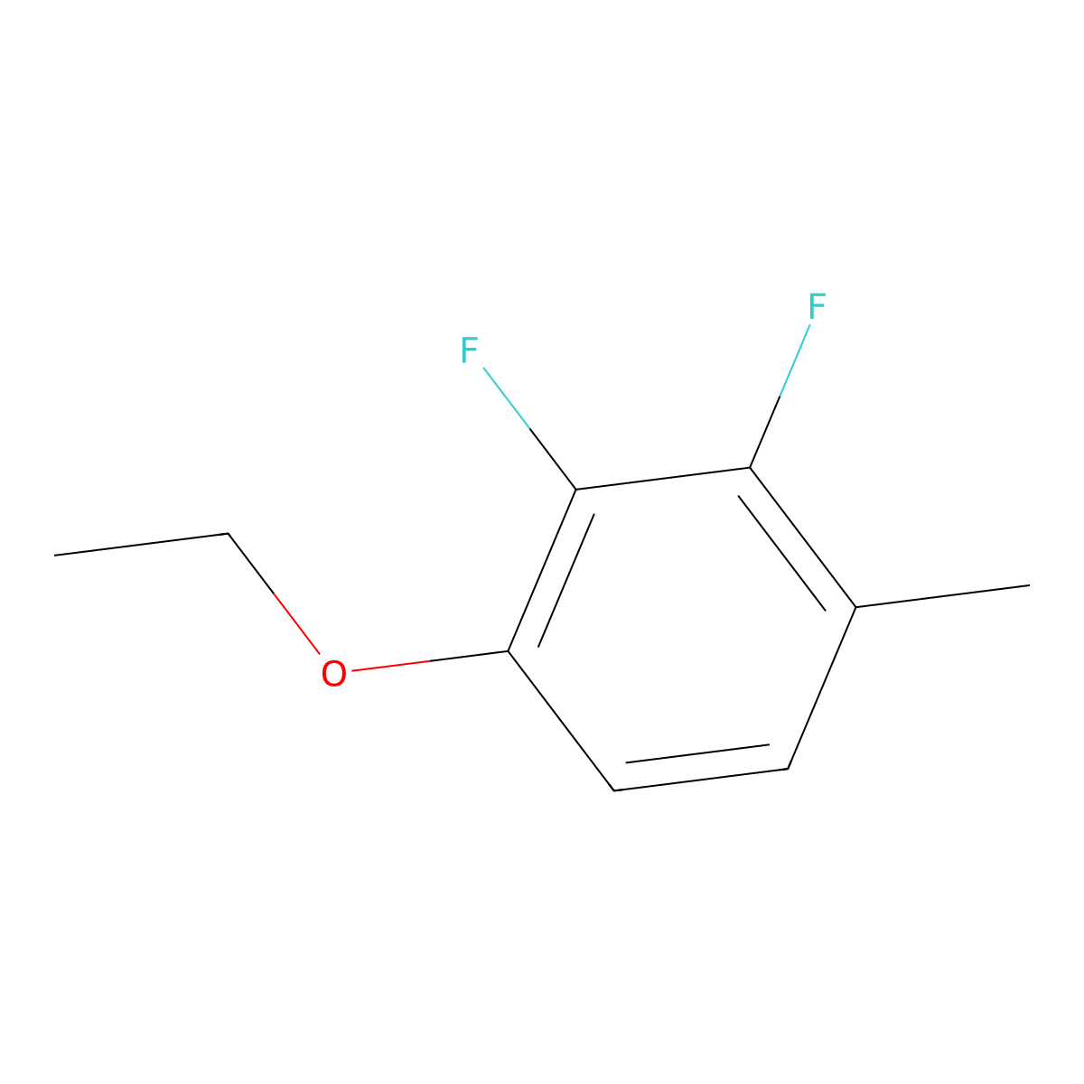 1-Ethoxy-2,3-difluoro-4-methylbenzene molecular structure, CAS 1806313-24-5