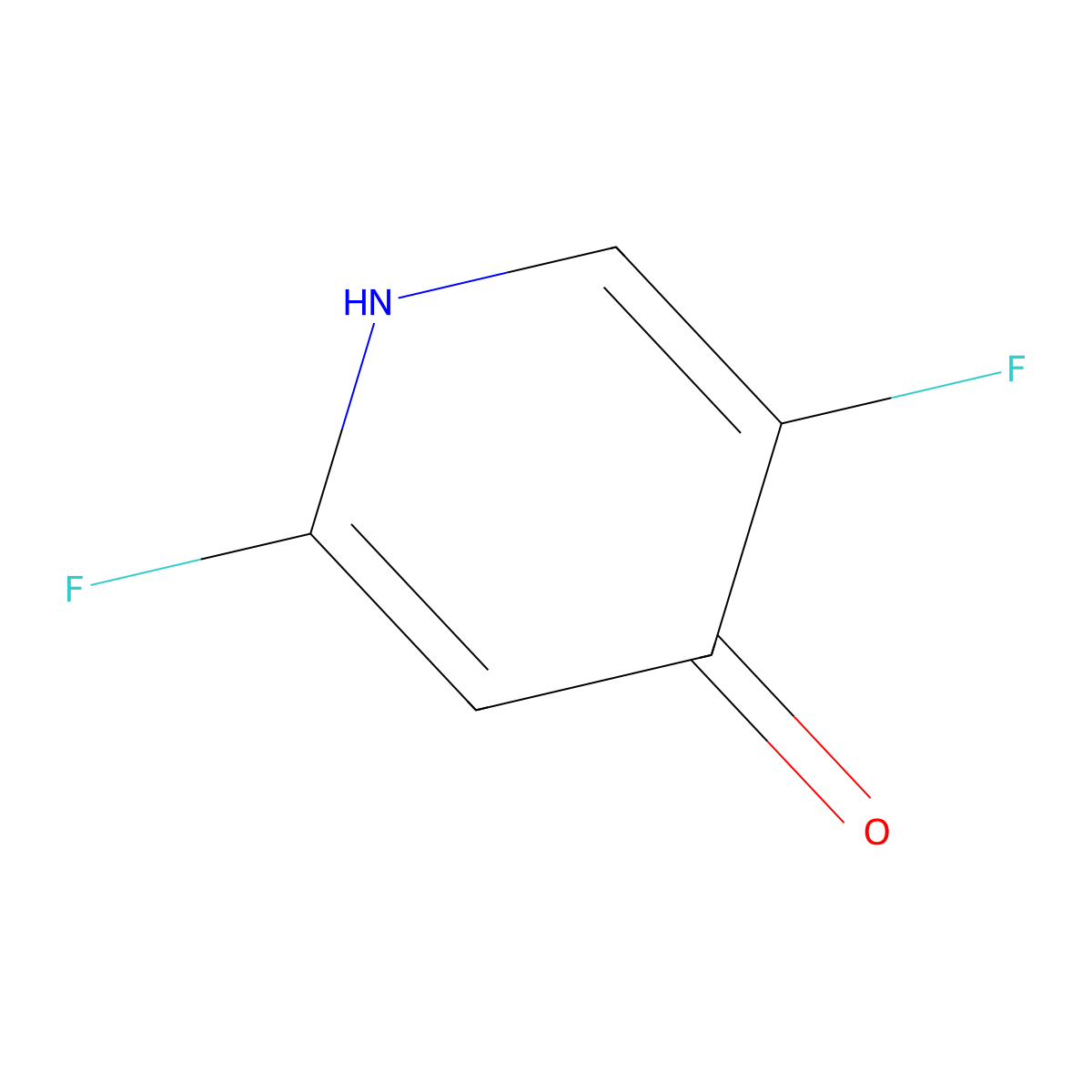 2,5-Difluoropyridin-4-ol molecular structure, CAS 1806314-48-6