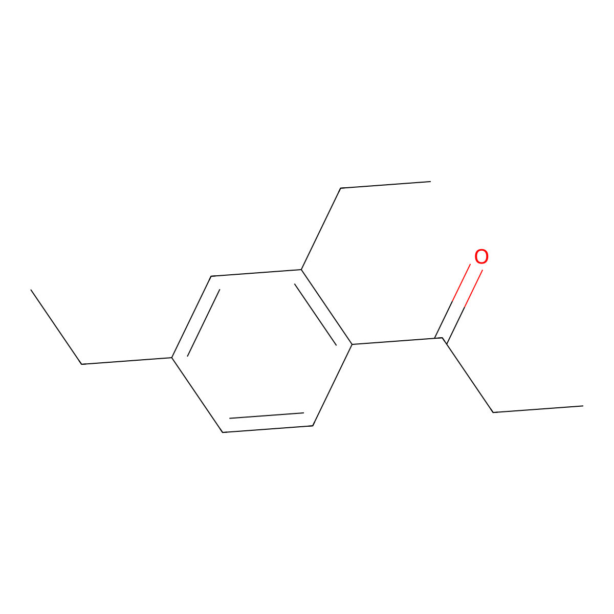 1-(2,4-Diethylphenyl)-1-propanone molecular structure, CAS 1806315-57-0