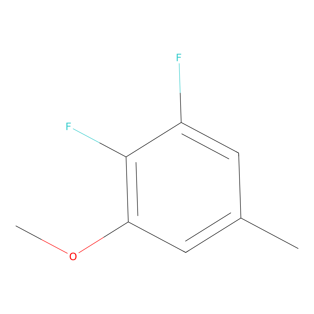 2,3-Difluoro-5-methylanisole molecular structure, CAS 1806331-94-1