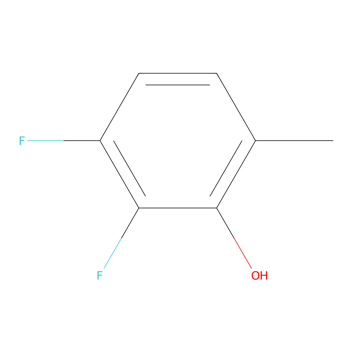 2,3-Difluoro-6-methylphenol molecular structure, CAS 1806334-28-0