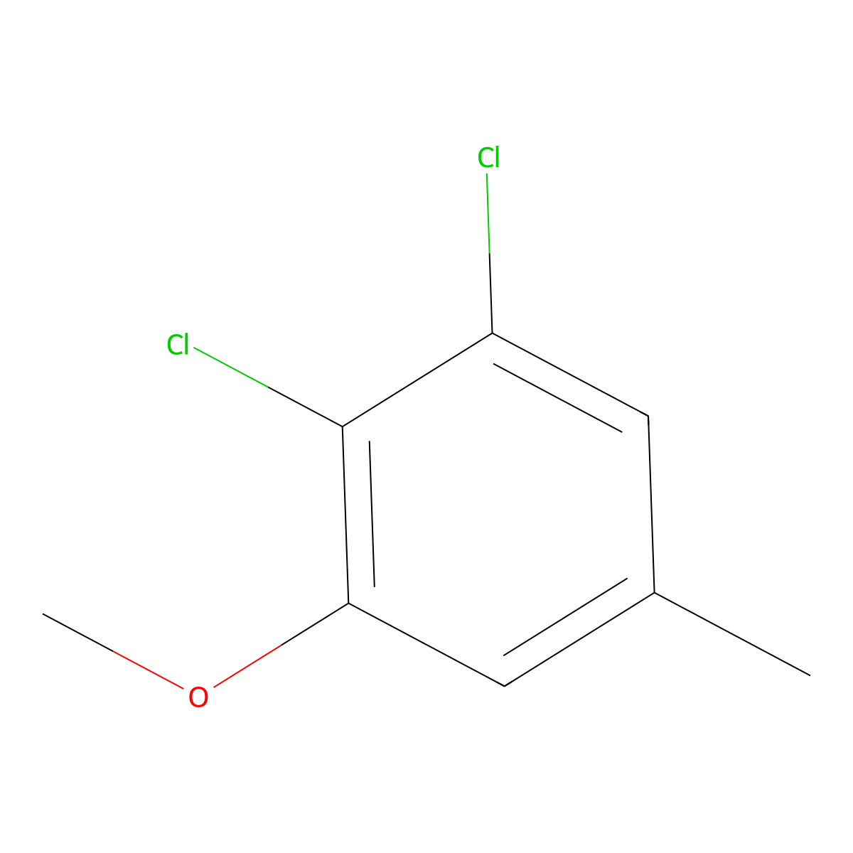 2,3-Dichloro-5-methylanisole molecular structure, CAS 1806346-46-2