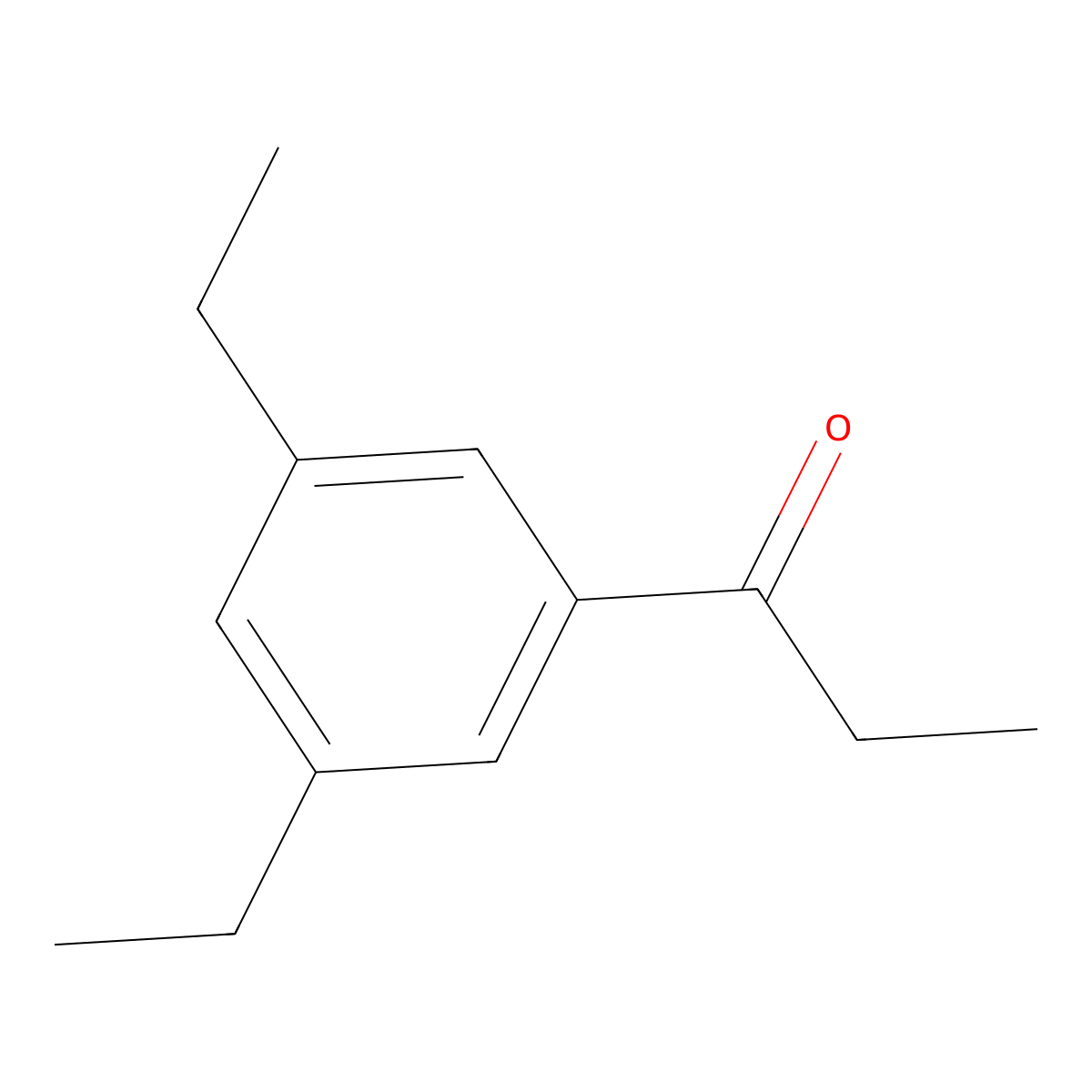 1-(3,5-Diethylphenyl)-1-propanone molecular structure, CAS 1806363-55-2