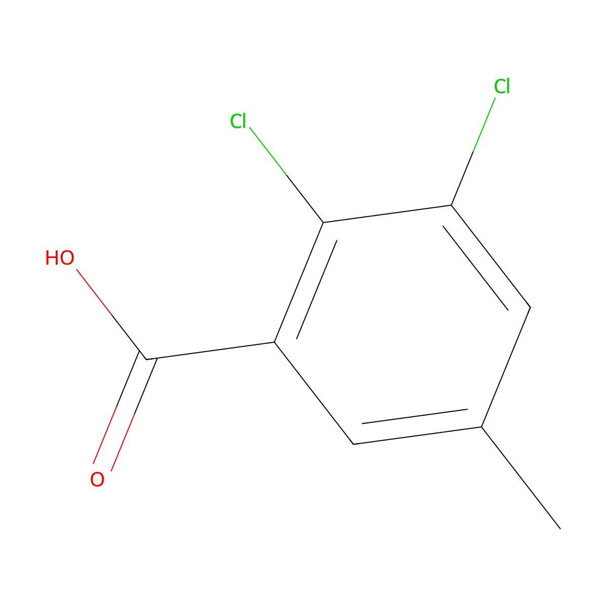 2,3-Dichloro-5-methylbenzoic acid molecular structure, CAS 1806367-45-2