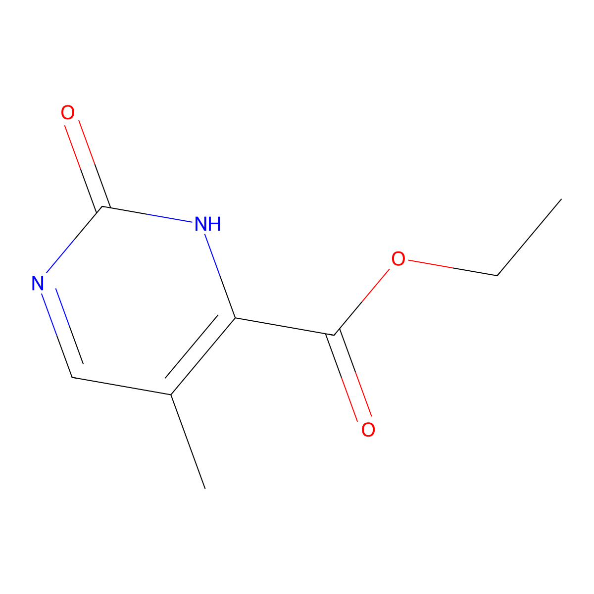 Ethyl 2-hydroxy-5-methylpyrimidine-4-carboxylate molecular structure, CAS 1806420-93-8
