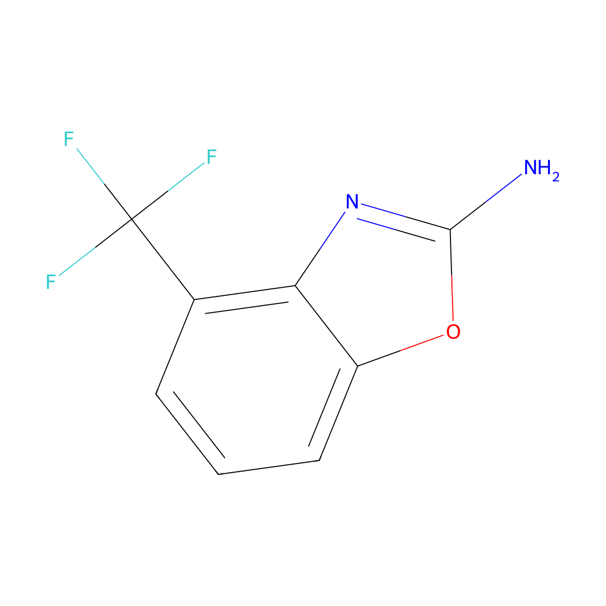 4-(Trifluoromethyl)benzo[d]oxazol-2-amine molecular structure, CAS 1806424-43-0